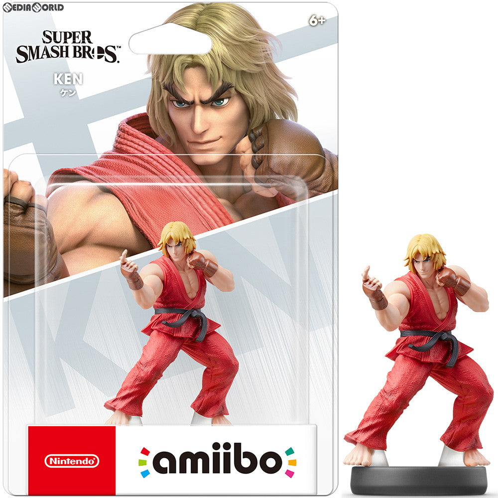 【新品】【お取り寄せ】[ACC][Switch] amiibo(アミーボ) ケン(大乱闘スマッシュブラザーズシリーズ) 任天堂(NVL-C-AADG)(20190412)
