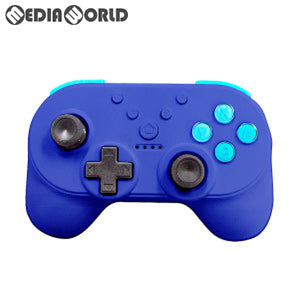 【新品】【お取り寄せ】[ACC][Switch] Switch用(スイッチ用) ジャスト ワイヤレスコントローラ(ブルー) アンサー(ANS-SW071BL)(20180210)