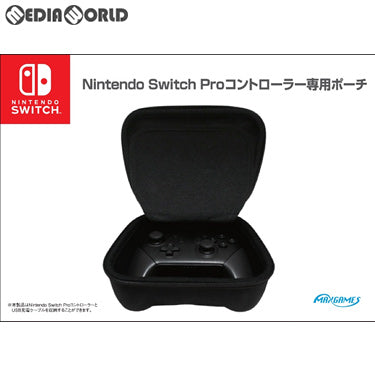 【中古即納】[ACC][Switch] Nintendo Switch(ニンテンドースイッチ) Proコントローラー専用ポーチ ブラック マックスゲームズ(HACP-04BK)(20181231)