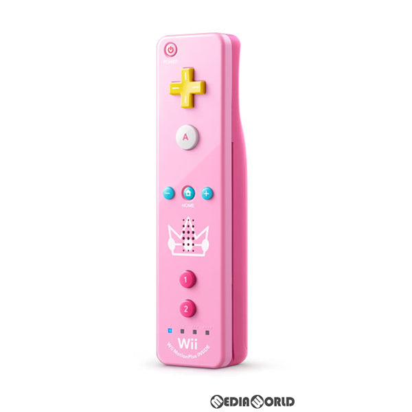 【中古即納】[ACC][Wii] Wiiリモコンジャケット・専用ストラップ無し Wiiリモコンプラス(Wii Remote Plus) ピーチ(Wii/Wii U用) 任天堂(RVL-A-PNPC)(20140529)