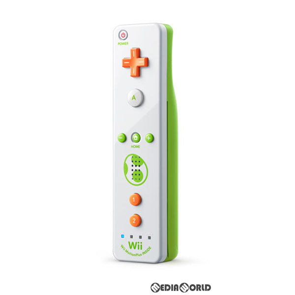 【中古即納】[ACC][WiiU] Wiiリモコンジャケット・専用ストラップ無し Wiiリモコンプラス(Wii Remote Plus) ヨッシー(Wii/Wii U用) 任天堂(RVL-A-PNWC)(20140529)