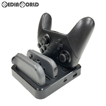 【新品】【お取り寄せ】[ACC][Switch] Switch用(スイッチ用) 充電パッド ジョイプロPON(ポン) アンサー(ANS-SW073BK)(20190228)