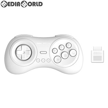 【新品】【お取り寄せ】[ACC][MD] 8BitDo M30 2.4G Wireless GamePad(ワイヤレス ゲームパッド) for MD ホワイト サイバーガジェット(CY-8BDM30W-WH)(20190430)