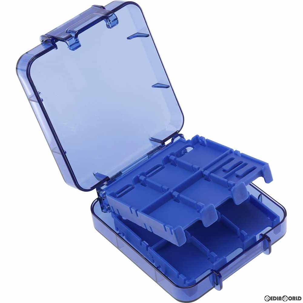 【新品】【お取り寄せ】[ACC][Switch] CYBER・カードケース24(SWITCH用)(スイッチ用) クリアブルー サイバーガジェット(CY-NSCC24-CBL)(20190430)