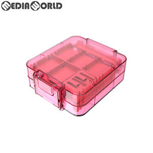 【新品】【お取り寄せ】[ACC][Switch] CYBER・カードケース24(SWITCH用)(スイッチ用) クリアレッド サイバーガジェット(CY-NSCC24-CRE)(20190430)