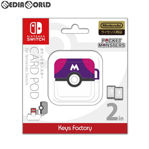 【新品】【お取り寄せ】[ACC][Switch] ポケットモンスター カードポッド for Nintendo Switch(ニンテンドースイッチ) マスターボール キーズファクトリー(CCP-001-2)(20190725)