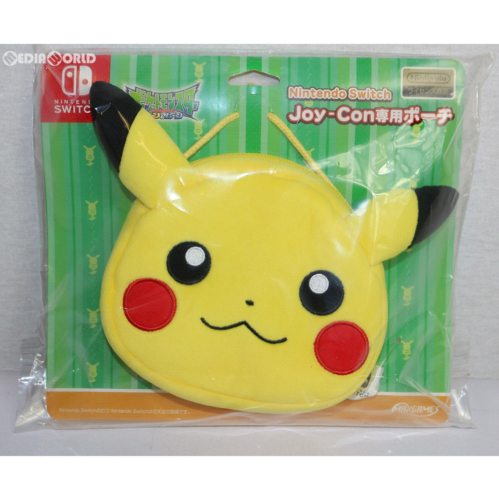 【中古即納】[ACC][Switch] Nintendo Switch Joy-Con専用ポーチ(スイッチジョイコン専用ポーチ) ピカチュウ マックスゲームズ(HACJ-01PI)(20180621)