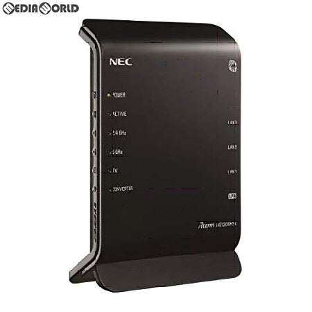 【新品】【お取り寄せ】[ACC][Switch] NEC Wi-Fiルータ Aterm(エーターム) WG1200HS3 ブラック サイバーガジェット(PA-WG1200HS3-C)(20190910)