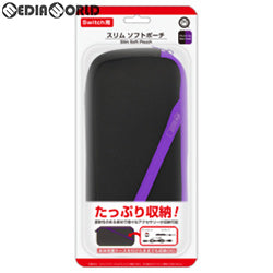 【新品】【お取り寄せ】[ACC][Switch] (Switch用)(スイッチ用)スリムソフトポーチ(ブラックパープル) コロンバスサークル(CC-NSSSP-BM)(20190712)