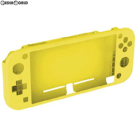 【新品】【お取り寄せ】[ACC][Switch] CYBER・シリコンカバー グリップタイプ(SWITCH Lite用)(スイッチライト用) イエロー サイバーガジェット(CY-NSLSCG-YE)(20190920)