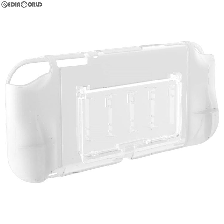 【新品】【お取り寄せ】[ACC][Switch] CYBER・カードケース付きグリップカバー(SWITCH Lite用)(スイッチライト用) クリア サイバーガジェット(CY-NSLCCGC-CL)(20190920)