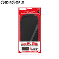 【新品】【お取り寄せ】[ACC][Switch] (Switch Lite用)スリムソフトポーチ (ブラックグレー)(スイッチライト用) コロンバスサークル(CC-SLSSP-BG)(20190920)