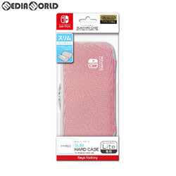 【中古即納】[ACC][Switch] SLIM HARD CASE for Nintendo Switch Lite(スリムハードケース フォー ニンテンドースイッチライト) ペールピンク キーズファクトリー(HSH-001-2)(20190920)