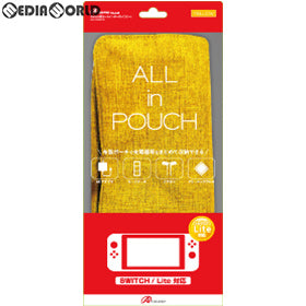 【新品】【お取り寄せ】[ACC][Switch] Switch/Switch Lite用(スイッチ/スイッチライト用) ALL in POUCH(イエロー) アンサー(ANS-SW008YE)(20190920)