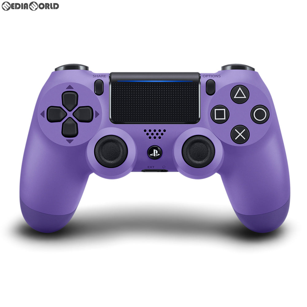【中古即納】[お得品][表紙説明書なし][ACC][PS4] ワイヤレスコントローラー デュアルショック4(DUALSHOCK4) エレクトリック・パープル SIE(CUH-ZCT2J29)(20190906)