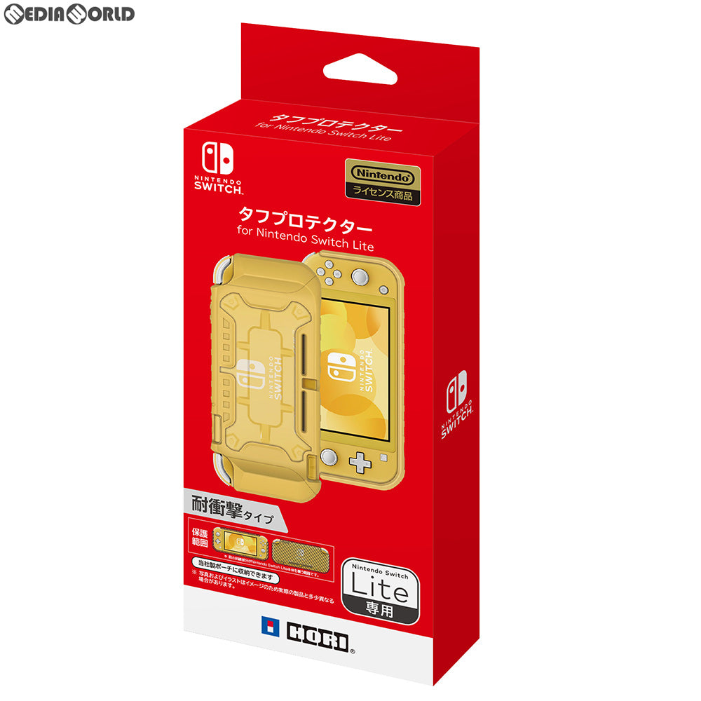 【中古即納】[ACC][Switch] タフプロテクター for Nintendo Switch Lite(ニンテンドースイッチライト) クリア×イエロー HORI(NS2-054)(20190920)