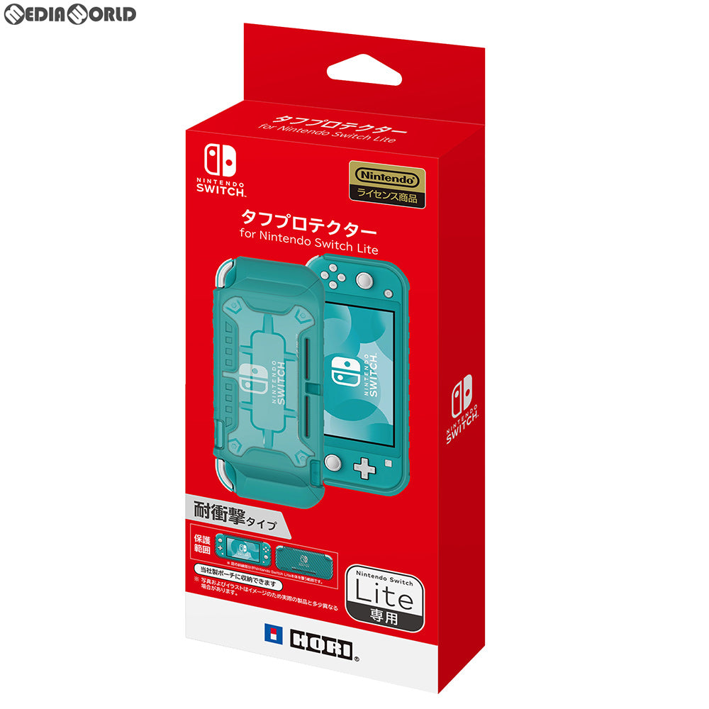 【中古即納】[ACC][Switch] タフプロテクター for Nintendo Switch Lite(ニンテンドースイッチライト) クリア×ターコイズ HORI(NS2-055)(20190920)