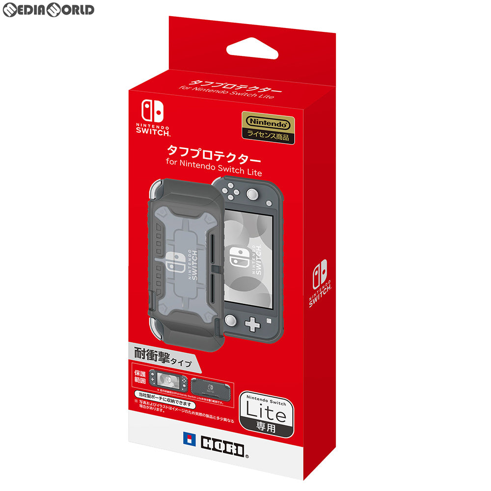 【中古即納】[ACC][Switch] タフプロテクター for Nintendo Switch Lite(ニンテンドースイッチライト) クリア×グレー HORI(NS2-056)(20190920)
