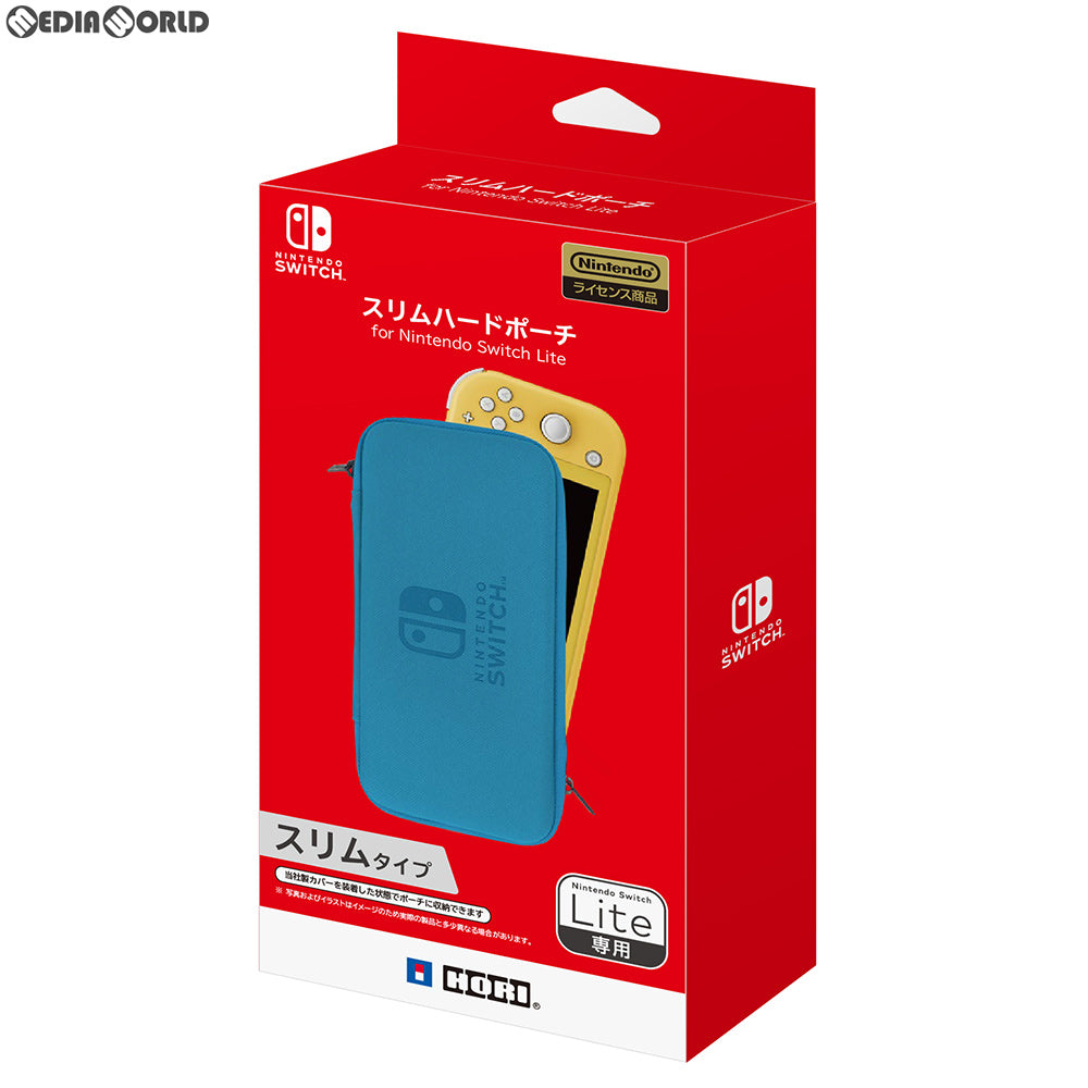 【中古即納】[ACC][Switch] スリムハードポーチ for Nintendo Switch Lite(ニンテンドースイッチライト) ブルー HORI(NS2-048)(20190920)