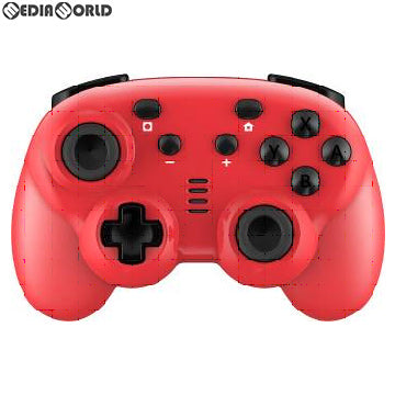 【新品】【お取り寄せ】[ACC][Switch] CYBER・ジャイロコントローラー ミニ 無線タイプ(SWITCH用)(スイッチ用) レッド サイバーガジェット(CY-NSGYCMB-RE)(20191031)