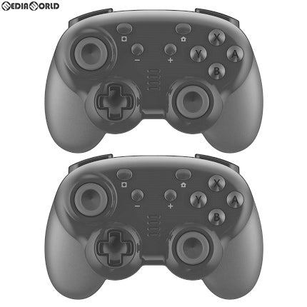 【新品】【お取り寄せ】[ACC][Switch] CYBER・ジャイロコントローラー ミニ 無線タイプ【2個セット】(SWITCH用)(スイッチ用) ブラック サイバーガジェット(CY-NSGYCMB2-BK)(20191115)
