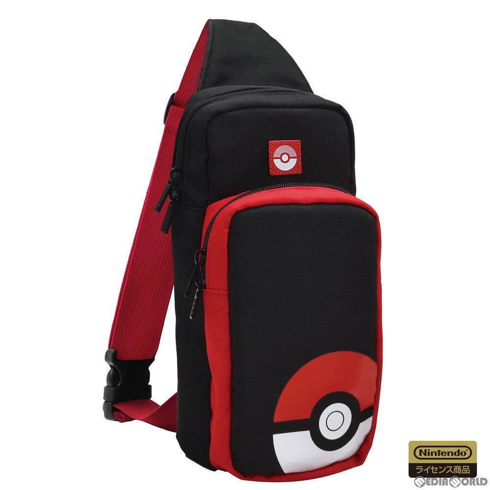 【中古即納】[ACC][Switch] ポケットモンスター ショルダーポーチ for Nintendo Switch(ニンテンドースイッチ) モンスターボール 任天堂ライセンス商品 HORI(NSW-170)(20191130)