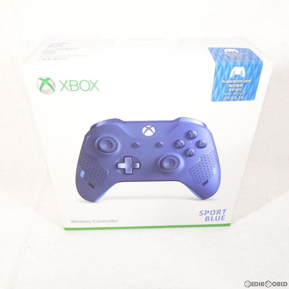 【中古即納】[お得品][表紙説明書なし][ACC][XboxOne] Xbox ワイヤレス コントローラー (スポーツ ブルー) 日本マイクロソフト(WL3-00159)(20191001)