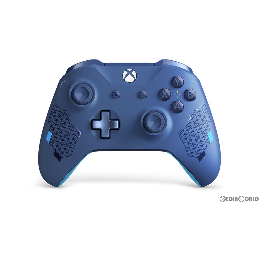 【中古即納】[お得品][表紙説明書なし][ACC][XboxOne] Xbox ワイヤレス コントローラー (スポーツ ブルー) 日本マイクロソフト(WL3-00159)(20191001)