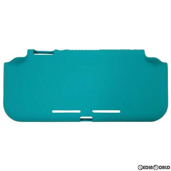 【新品】【お取り寄せ】[ACC][Switch] CYBER・シリコンコート背面カバー(SWITCH Lite用)(スイッチライト用) ターコイズ サイバーガジェット(CY-NSLSCBC-TQ)(20200131)