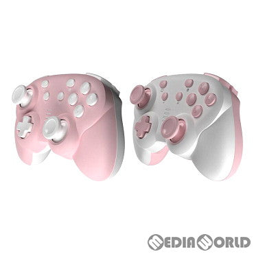 【新品】【お取り寄せ】[ACC][Switch] CYBER・ジャイロコントローラー ミニ 無線タイプ 2個セット(SWITCH用)(スイッチ用) ピンク サイバーガジェット(CY-NSGYCMB2-PI)(20200320)