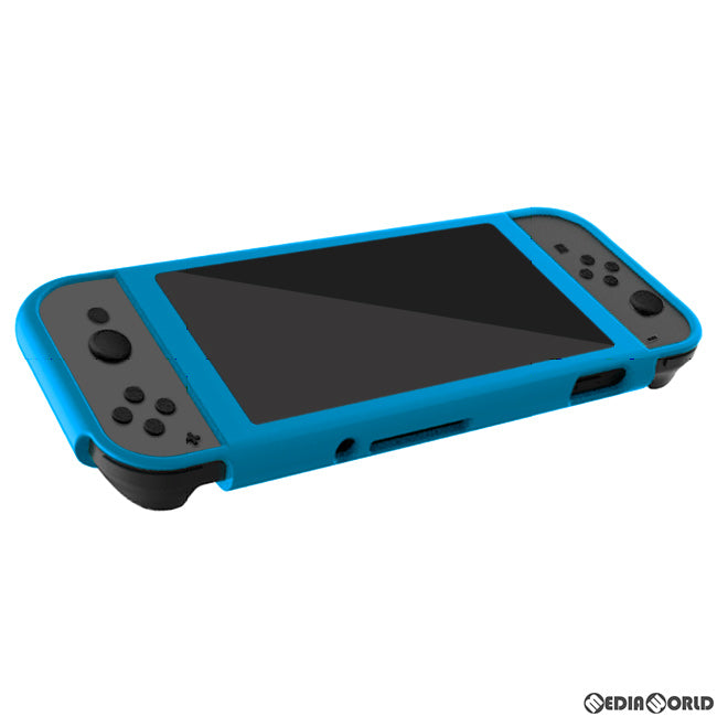 【新品】【お取り寄せ】[ACC][Switch] CYBER・ガラスパネル付きマグネットバンパー(SWITCH用)(スイッチ用) ブルー サイバーガジェット(CY-NSMGB-BL)(20200430)