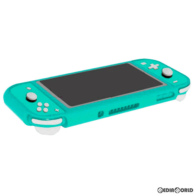 【新品】【お取り寄せ】[ACC][Switch] CYBER・ガラスパネル付きマグネットバンパー(SWITCH Lite用)(スイッチライト用) ターコイズ サイバーガジェット(CY-NSLMGB-TQ)(20200430)