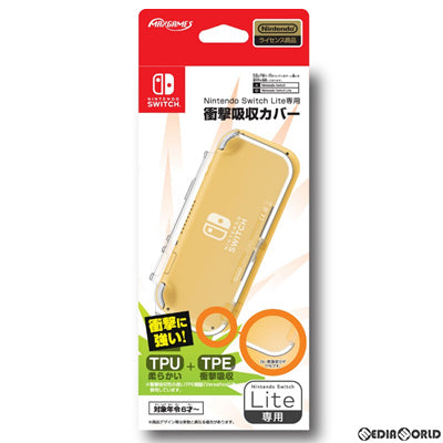 【中古即納】[ACC][Switch] Nintendo Switch Lite専用衝撃吸収カバー クリア 任天堂ライセンス商品 マックスゲームズ(HROH-02CL)(20200417)