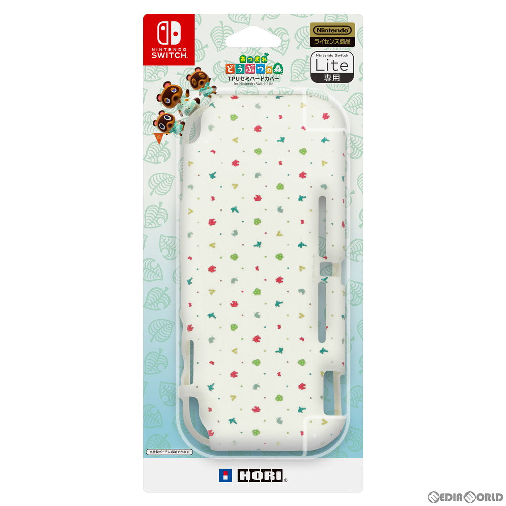 【新品】【お取り寄せ】[ACC][Switch] あつまれどうぶつの森 TPUセミハードカバー for Nintendo Switch Lite(ニンテンドースイッチライト) 任天堂ライセンス商品 HORI(NS2-060)(20200331)