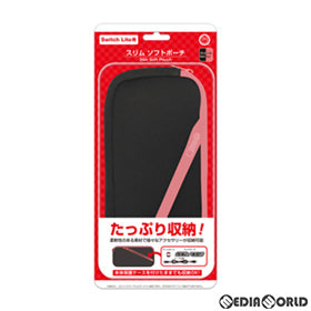 【新品】【お取り寄せ】[ACC][Switch] (Switch Lite用)(スイッチライト用)スリムソフトポーチ(ブラックコーラル) コロンバスサークル(CC-SLSSP-BC)(20200510)