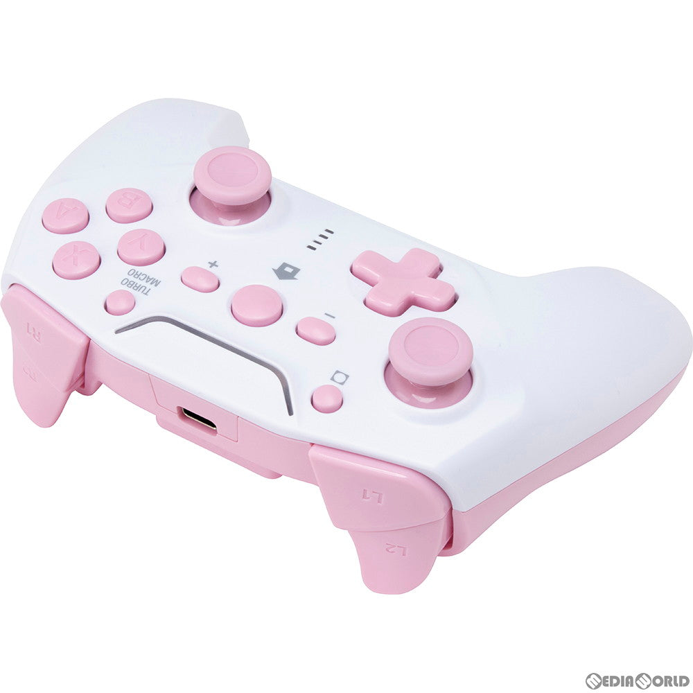 【中古即納】[ACC][Switch] CYBER・ジャイロコントローラー 無線タイプ(SWITCH用)(スイッチ用) ホワイト×ピンク サイバーガジェット(CY-NSGYCWL-WP)(20200720)