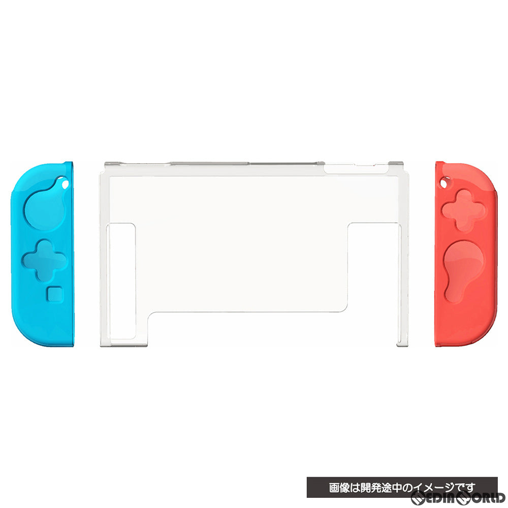 【新品】【お取り寄せ】[ACC][Switch] CYBER・プレミアムプロテクトカバー セパレート(SWITCH用)(スイッチ用) クリアブルー×クリアレッド サイバーガジェット(CY-NSPRPCS-CBR)(20200630)
