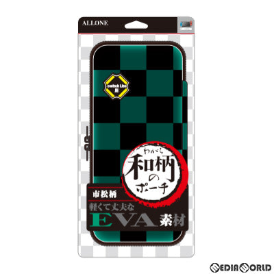 【新品】【お取り寄せ】[ACC][Switch] (再販)Switch Lite用(スイッチライト用) EVA和柄のポーチ 市松柄 アローン(ALG-NSLEWPI)(20200630)