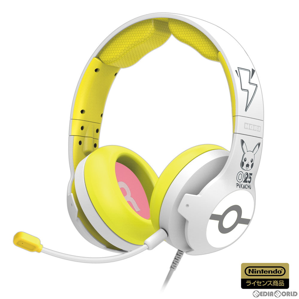 【中古即納】[ACC][Switch] ホリゲーミングヘッドセット ハイグレード for Nintendo Switch(ニンテンドースイッチ) ピカチュウ - POP 任天堂ライセンス商品 HORI(NSW-264)(20200731)
