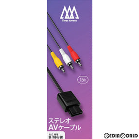 【新品】【お取り寄せ】[ACC][SFC] ステレオAVケーブル(SF/N64/GC) スリーアロー(THA-NT003)(20200910)