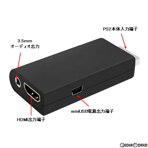 【新品】【お取り寄せ】[ACC][PS2] PS2専用 HDMI変換接続コネクター アンサー(ANS-P066)(20200930)