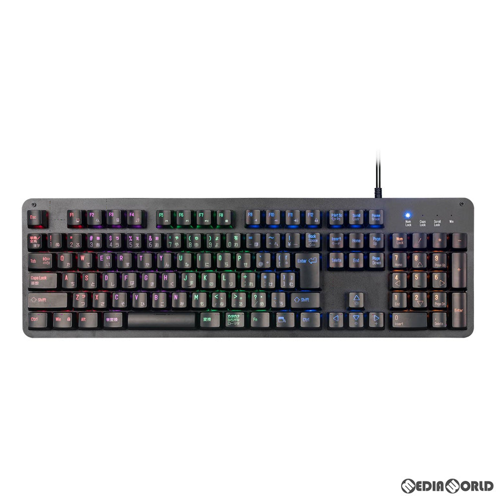 【新品】【お取り寄せ】[ACC][Switch] CYBER・ゲーミングキーボード(PS4/SWITCH用)(PS4/スイッチ用) サイバーガジェット ブラック(CY-P4GMKB-BK)(20210131)