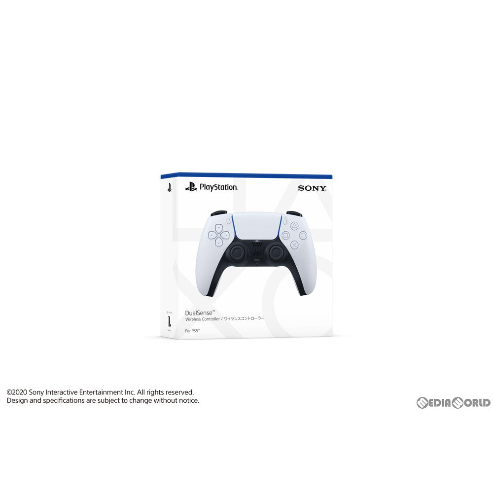 【中古即納】[ACC][PS5] DualSense(デュアルセンス) ワイヤレスコントローラー SIE(CFI-ZCT1J)(20201112)