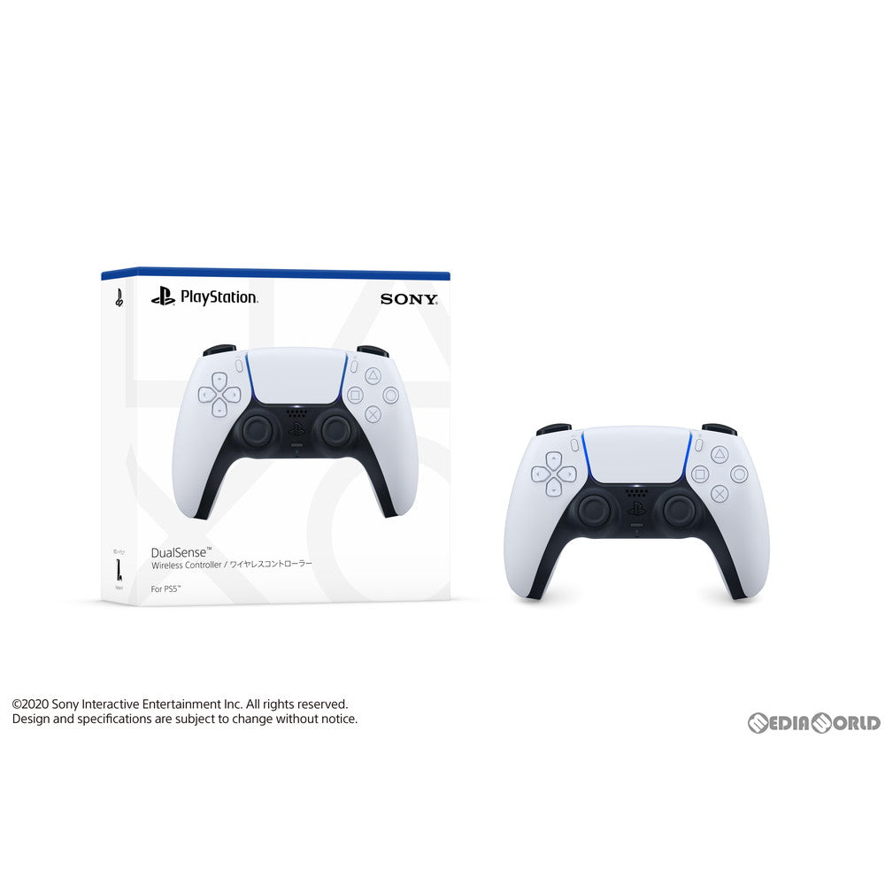 【新品即納】[ACC][PS5] DualSense(デュアルセンス) ワイヤレスコントローラー SIE(CFI-ZCT1J) (20201112)