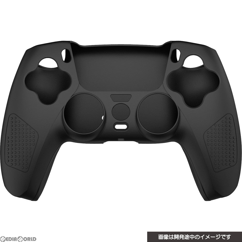【新品】【お取り寄せ】[ACC][PS5] CYBER・コントローラーシリコンカバー(PS5用) ブラック サイバーガジェット(CY-P5CRSC-BK)(20201112)