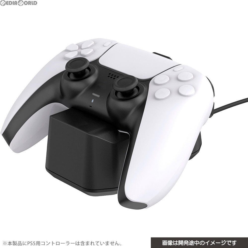 【中古即納】[ACC][PS5] CYBER・置くだけで充電できるコントローラースタンド(PS5用) ブラック サイバーガジェット(CY-P5OCCS-BK)(20201112)