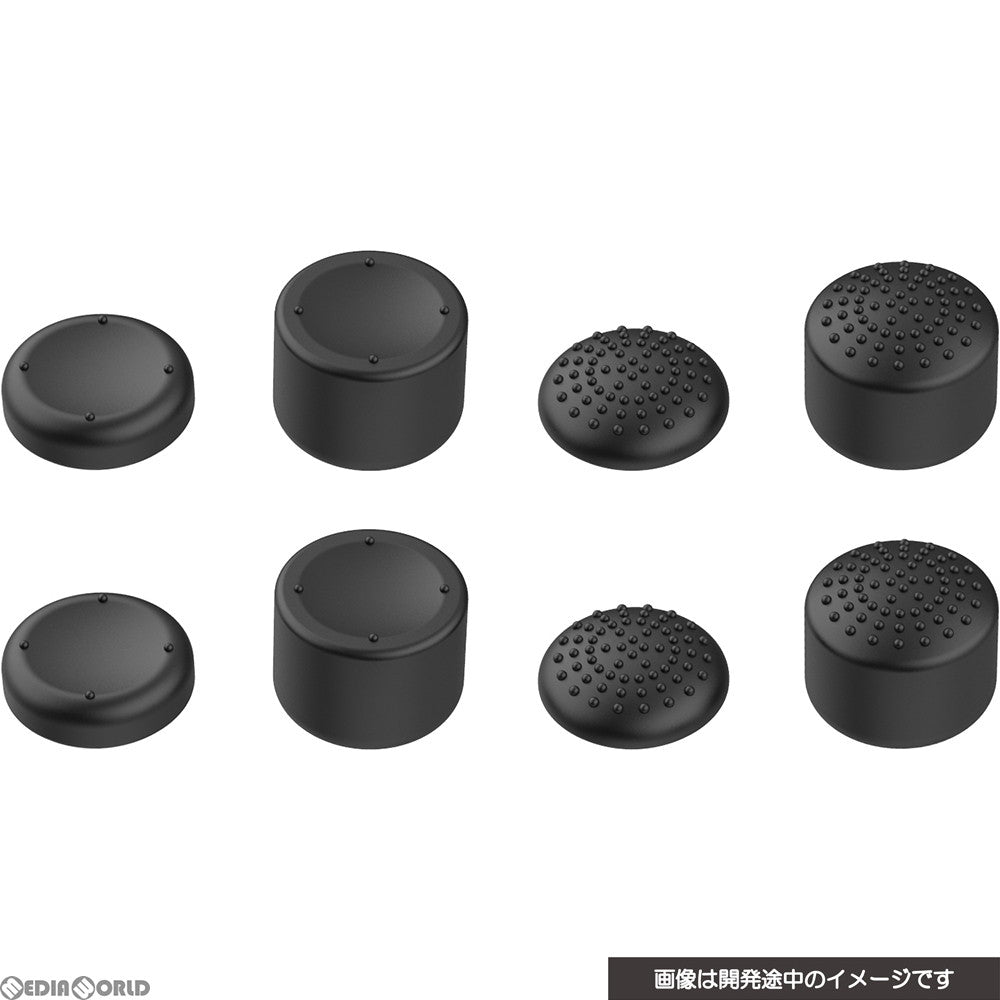 【新品】【お取り寄せ】[ACC][PS5] CYBER・アナログスティックカバー 8個セット(PS5用) ブラック サイバーガジェット(CY-P5ASC8S-BK)(20201130)