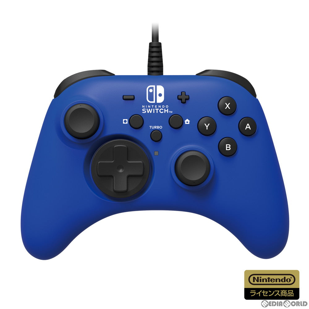 【中古即納】[お得品][表紙説明書なし][ACC][Switch] ホリパッド for Nintendo Switch(ニンテンドースイッチ) ブルー 任天堂ライセンス商品 HORI(NSW-155)(20201031)