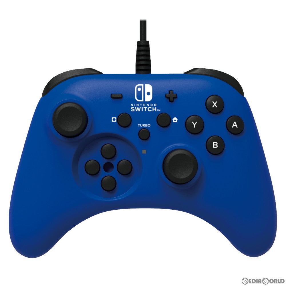 【中古即納】[お得品][表紙説明書なし][ACC][Switch] ホリパッド for Nintendo Switch(ニンテンドースイッチ) ブルー 任天堂ライセンス商品 HORI(NSW-155)(20201031)