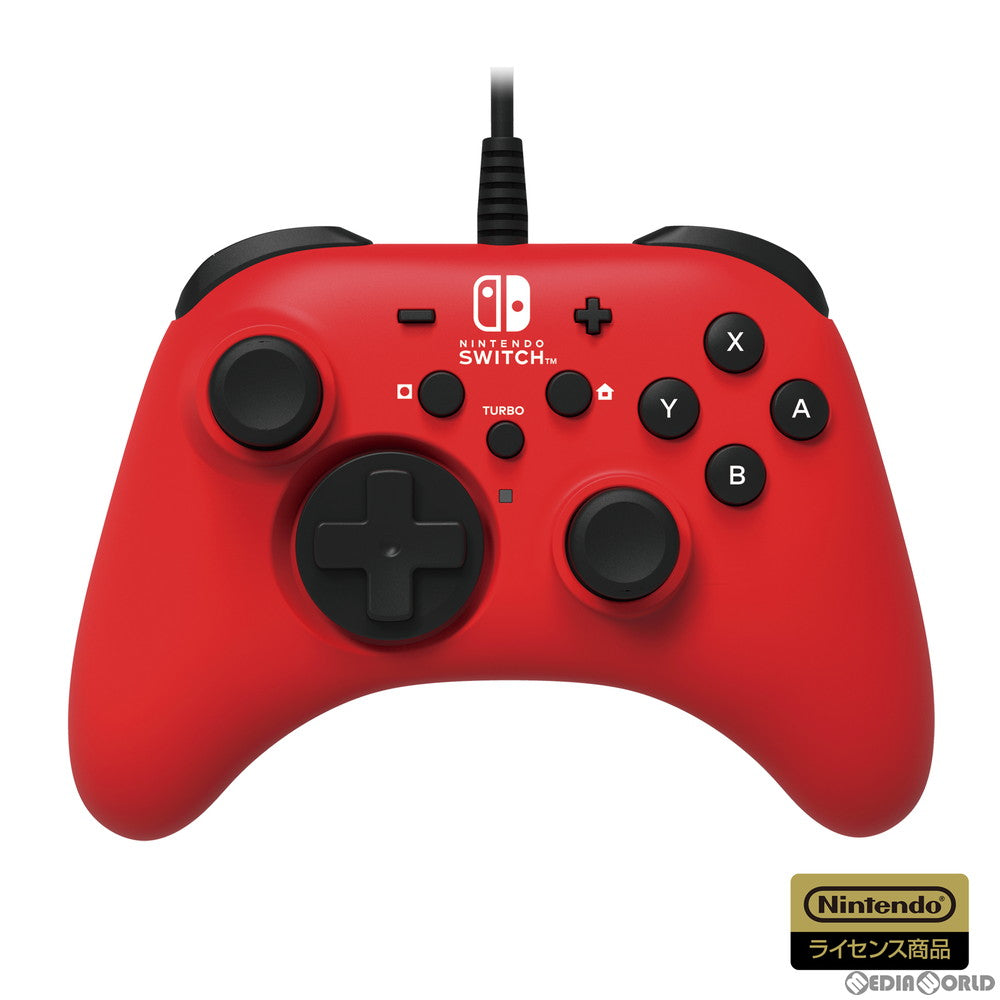 【中古即納】[お得品][表紙説明書なし][ACC][Switch] ホリパッド for Nintendo Switch(ニンテンドースイッチ) レッド 任天堂ライセンス商品 HORI(NSW-156)(20201001)